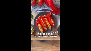 Parte 2 🤩 ¡Ideas de cenas antiinflamatorias para toda la semana 🙌🏽 [upl. by Haeluj]