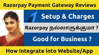 Razorpay Payment Gateway Setup amp Charges  Reviews  Website Android App  Tamil [upl. by Elden154]