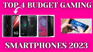 TOP 4 BUDGET SMARTPHONES FOR GAMING 2023 [upl. by Tacye]