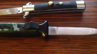 ROSTFREI NATO OTF and other cheap but collectable switchblades [upl. by Artimid]