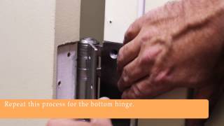 Waterson quotQuiet Closequot Hinges  Installation  Hotel Guest Room Experience [upl. by Yggep150]