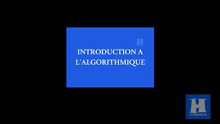 Algorithme et Structure de Données  1  Introduction Générale [upl. by Alphonse622]