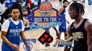 Moravian Prep Vs Caldwell Academy Phenom Hoops Rise To The Occasion Jamboree Matchup In 4K [upl. by Sayer]