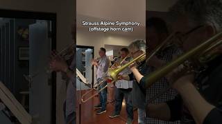 Backstage horns in Alpine Symphony [upl. by Riggs645]