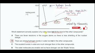 970111MJ24Q8 Cambridge International AS Level Chemistry MayJune 2024 Paper 11 Q8 [upl. by Sander323]