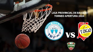 LIGA PROVINCIAL DE BASQUET TORNEO PRE FEDERAL 2024  OTC Vs TOKIO [upl. by Ahtelra]