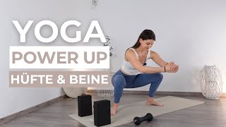 Yoga PowerUp  Starke Beine und Hüften [upl. by Enilav]