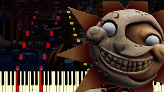 FNAF Security Breach  Daycare Theme piano arrangement amp cover  sheet [upl. by Kcirderf]