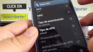 como configurar apn vodafone españa para Internet WEB WAP y MMS en android comoconfigurar [upl. by Nodnelg]