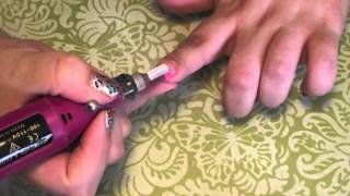 STEP BY STEP Removing Acrylic Nails [upl. by Clein]