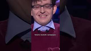 Milionerzy  Pytania za Milion Złotych odcinek 21 whowantstobeamillionaire milionerzy shorts [upl. by Rosemary]