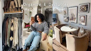 My 500 sq ft NYC Apartment  Organize and Declutter with me [upl. by Siocnarf]