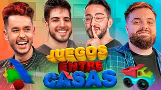 HAGO UNA COMPETICIÓN DE JUEGOS INFANTILES ENTRE CASAS DE YOUTUBERS [upl. by Marillin]