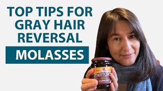 Organic Blackstrap Molasses For Gray Hair Reversal [upl. by Atalante]