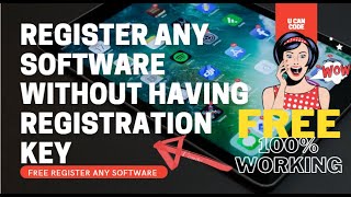 Register any software without having any registration key  100 working and real [upl. by Akemrej]