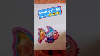 Fish Drawing ytshorts [upl. by Sunev]