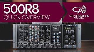 Cranborne Audio 500R8  500 Series Rack  Lunchbox and USB Audio Interface  Quick Overview [upl. by Osman737]