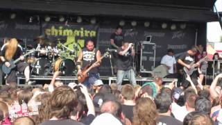 CHIMAIRA • Resurrection • Rockstar Mayhem Fest • Dallas • 2010 • PIT POV [upl. by Fonzie]