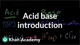 Acid Base Introduction [upl. by Inaoj]