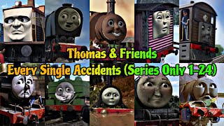 Thomas amp Friends  Every Single Accident Series 124 Only [upl. by Suchta629]