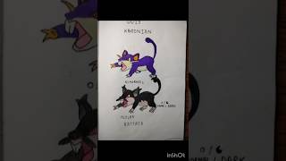 Creating my own Pokedex Entry number 0019 rattata mouse pokemon pokemonred pokemonsunandmoon [upl. by Socha]