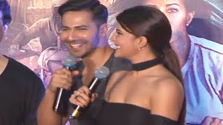 Varun Dhawan gets NAUGHTY with a reporter  Uncut video [upl. by Ahsekyt]