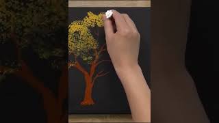 Easy Watercolor Painting Tutorial Beautiful Tree for Beginners art stepbystepscenery [upl. by Eeresid]