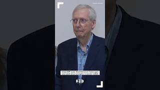 Senate GOP leader Mitch McConnell freezes again when asked about running for reelection in 2026 [upl. by Acirrej950]