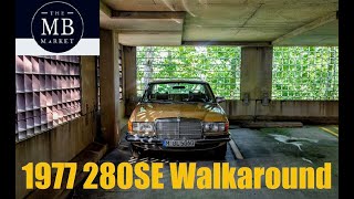 1977 MercedesBenz 280SE Walk Around [upl. by Worth]