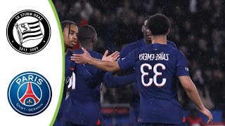 Sturm Graz vs Paris SaintGermain  Extended Highlights amp All Goals 2024 HD [upl. by Cacie]