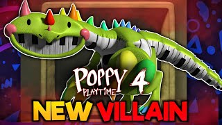 NEW CHAPTER 4 VILLIAN REVEALED  Poppy Playtime Chapter 4 PIANOSAURUS [upl. by Berey301]