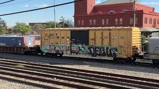 Union Pacific Westbound Manifest rolling passed El Paso Union Station [upl. by Rowen249]