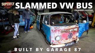 Slammed T2 Baywindow VW bus by Garage87 [upl. by Magnum474]