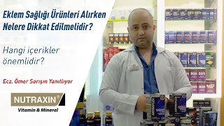 Eklem Sağlığı Destekleyici Takviye Gıdalarda Neler Önemlidir – Ecz Ömer Sarışın  Nutraxin [upl. by Colwell]