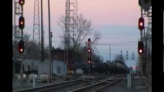 Fostoria Ohio Trains Pt 1  1132012 [upl. by Ohl309]