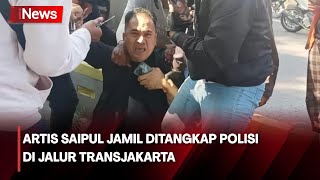 VIRAL Saipul Jamil Ditangkap di Jalur Transjakarta [upl. by Osbert]