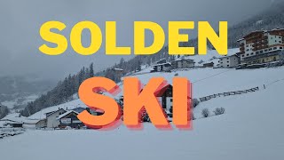 Skiing in the Fog at Solden Austria  A Unique Winter Experience [upl. by Handbook]