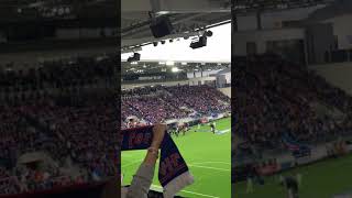 Vålerenga Kjerke  magisk stemning åpningskamp ny stadion [upl. by Orfield]