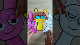 Creating new hair styles for Sprunki Pinky trend craft diy incredibox [upl. by Eduardo]