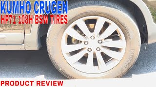 ✅ Kumho Crugen HP71 25560R18 108H BSW Tires 🔴 [upl. by Jdavie346]