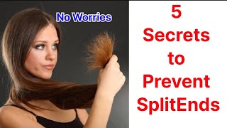 How to Control Hair Split End problem  5 Secrets to Control split ends [upl. by Harv]