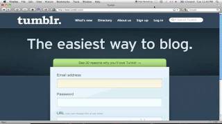 How to use Tumblr [upl. by Amaso]