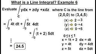 Calculus 3 Line Integrals 18 of 44 What is a Line Integral ydxzdyxdz Example 6 [upl. by Sweet]