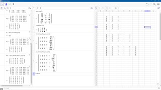 Matrices en Geogebra Tutorial [upl. by Ajssatsan741]