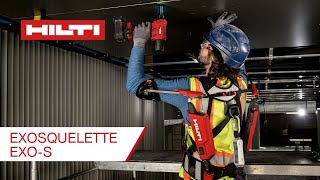 Comment porter lexosquelette Hilti EXOS [upl. by Gildus]