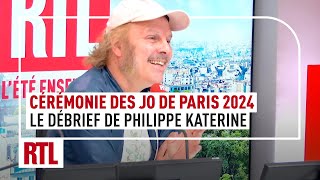 Cérémonie des JO de Paris 2024  le débrief de Philippe Katerine [upl. by Lock]