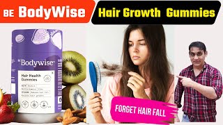 Bodywise Hair Growth Gummies Honest Review With Bodywise Hair Growth Serum  Biotin For Hair Growth [upl. by Telrahc]