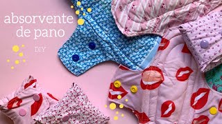 DIY ABSORVENTE DE PANO [upl. by Ahcilef863]