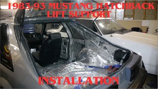 198393 MUSTANG HATCHBACK LIFT SUPPORT [upl. by Huskey790]