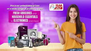 Get Your Grocery and Appliances at RM eMart [upl. by Idou]